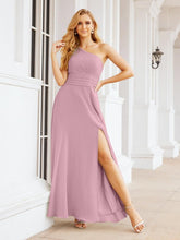 Baoleely One Shoulder Bridesmaid Dresses Long Formal Prom Gowns 28048