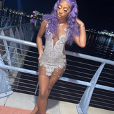 Robe de soirée luxueuse, richement ornée de perles faites à la main, robe d'anniversaire pour les 21 ans, robe de bal sexy Y1425