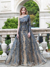 Robe de soirée longue asymétrique style trapèze style Baoleely, sans manches, longueur au sol