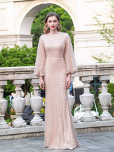 Baoleely Sirène / Trompette Luxueuse Mode Robes de Soirée Formelles Manches Longues Longueur Sol Robes de Bal