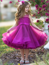 Ball-Gown/Princess Tulle Knee-length Flower Girl Dress