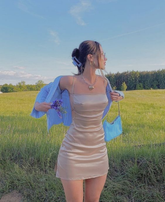 Vestido ajustado sin mangas sexy para fiesta de bienvenida Y6917