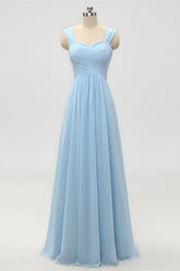 Light Blue Bridesmaid Dress VMB46