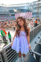 Robe de soirée bustier en tulle, coupe trapèze, Y2481