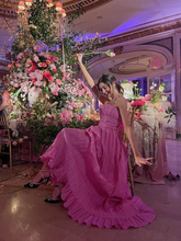 Elegante vestido de noche de corte A, vestido de gala moderno Y6466