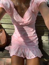 Precioso vestido rosa para fiesta de bienvenida, vestido corto rosa para fiesta Y2151