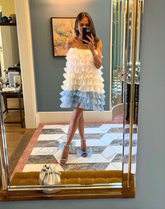 Vestido de fiesta elegante con tirantes finos Y2302