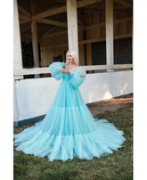 Tulle Dress Photoshoot Sheer Maternity Dress