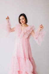 Puffy Tulle Baby Shower Dress for Women