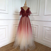 On Sale No Return No Refund Blue A-Line Sexy Evening Dresses Gowns 2025 Beaded Luxury For Women Wedding Party LA70775