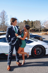 Vestido de fiesta verde con escote irregular, sexy, modelo Y2334