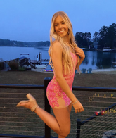 Vestido ajustado rosa sexy, minivestido rosa, vestido rosa para fiesta de bienvenida Y2439