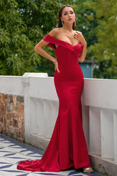 Off Shoulder Prom Dress