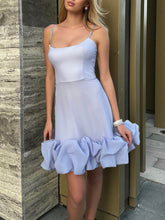 Flounce Bustier Mini Dress