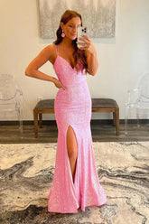 Sequins Mermaid Prom Dress