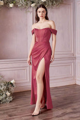Robe corset en satin souple