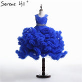 On Sale No Return No Refund Rushed Girls Pageant Dresses Cloud Flower Girl Dresses Custom Made HTA0001