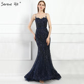 On Sale No Return No Refund Mermaid Lace Elegant Evening Dresses Evening Party LA6105