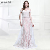 Mermaid Elegant Evening Gown Pearls Sleeveless LA6398