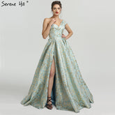 Robe de soirée vintage asymétrique sans manches, robe de soirée formelle haut de gamme LA6486