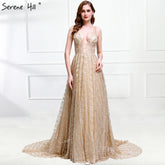 En solde, aucun retour, aucun remboursement. Vente Robe de soirée sexy en tulle à décolleté en V profond. Robes de soirée LA6251