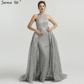 Mermaid High-endEvening Dresses Sleeveless Sequined Sparkly LA6279
