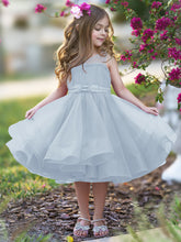 Ball-Gown/Princess Tulle Knee-length Flower Girl Dress