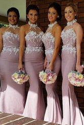 Cheap Long Wedding Party Dresses, Mermaid Bridesmaid Dresses for wedding