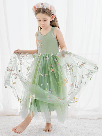 A-line Tulle Ankle-length Dress (2003227711)