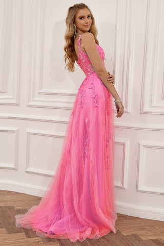 Off the Shoulder Prom Dress with Appliques