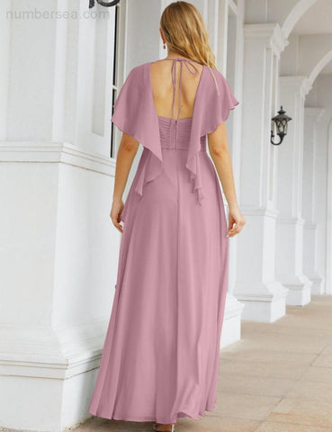 Baoleely Bridesmaid Dresses Backless Formal Prom Gowns for Evening Party Mother of The Bride Dress 28040