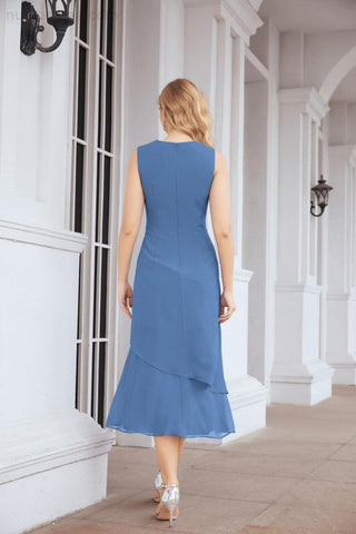 Sunnderly Two-Piece A-line Mother of The Bride Dress Formal Party Gown Dress SY28072