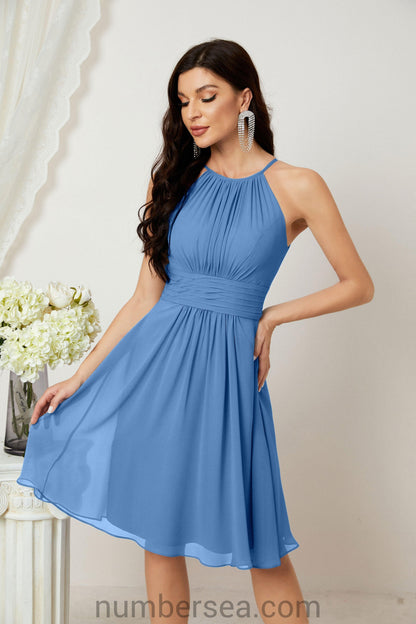 Halter Homecoming Dresses Formal Evening Party Cocktail Dress 28011