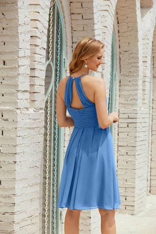 Vestidos de fiesta sin mangas, vestido formal de cóctel para graduación 28014 