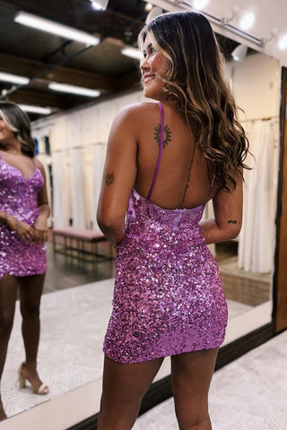 Robe de bal moulante à paillettes et sequins, bretelles spaghetti