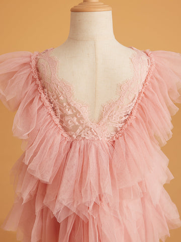 Lace Tulle Short/Mini Dress (2003227815)