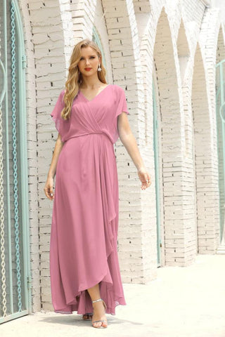 Robe de soirée longue Baoleely pour mère de la mariée, grande taille, col en V, longueur au sol, pour invitée de mariage, 28020
