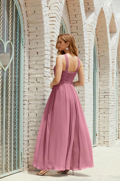 Halter Bridesmaid Dresses Formal Cocktail Prom Gown 28015