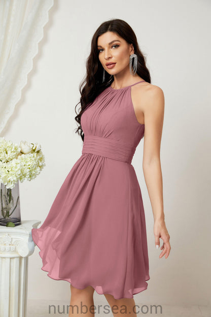 Halter Homecoming Dresses Formal Evening Party Cocktail Dress 28011