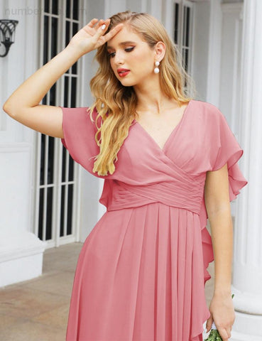 Baoleely Bridesmaid Dresses Backless Formal Prom Gowns for Evening Party Mother of The Bride Dress 28040