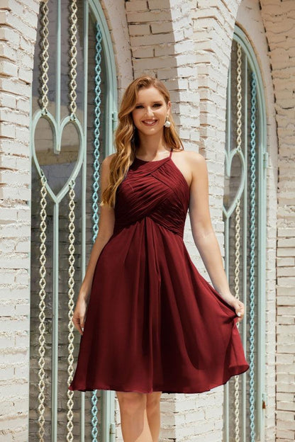 Sleeveless Homecoming Dresses Formal Cocktail Prom Gown 28014