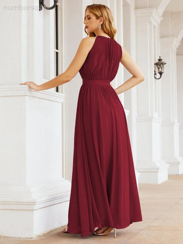 Robe de demoiselle d'honneur dos nu Baoleely, taille empire, robe de soirée formelle pour mère de la mariée 28030