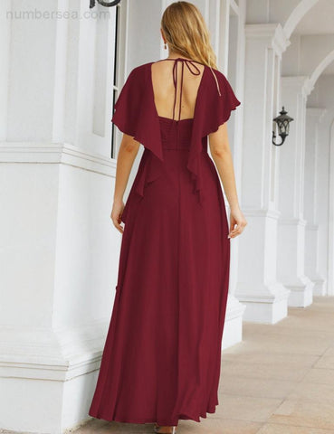 Baoleely Bridesmaid Dresses Backless Formal Prom Gowns for Evening Party Mother of The Bride Dress 28040