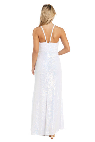 Long Fitted Formal Prom Gown