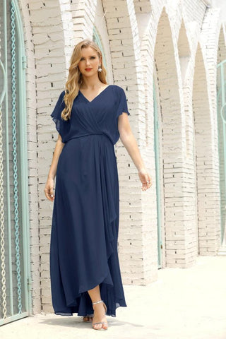 Robe de soirée longue Baoleely pour mère de la mariée, grande taille, col en V, longueur au sol, pour invitée de mariage, 28020