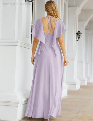 Baoleely Bridesmaid Dresses Backless Formal Prom Gowns for Evening Party Mother of The Bride Dress 28040