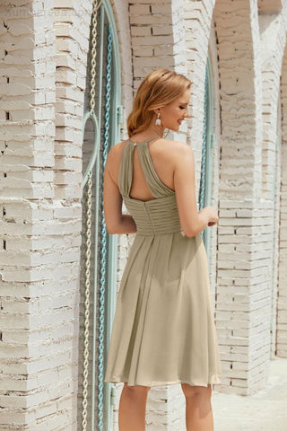 Vestidos de fiesta sin mangas, vestido formal de cóctel para graduación 28014 