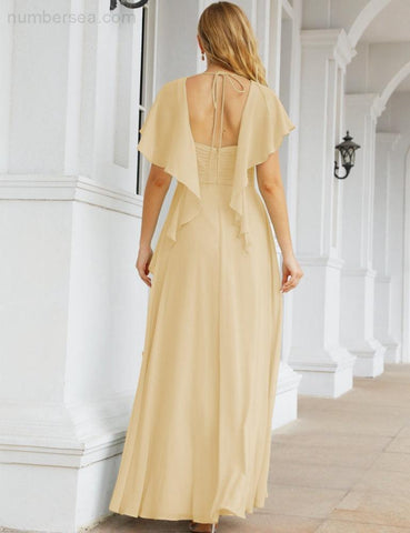 Baoleely Bridesmaid Dresses Backless Formal Prom Gowns for Evening Party Mother of The Bride Dress 28040