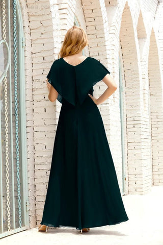 Robe de soirée longue Baoleely pour mère de la mariée, grande taille, col en V, longueur au sol, pour invitée de mariage, 28020