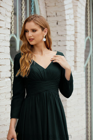 Robe de demoiselle d'honneur Baoleely en mousseline de soie, robe de soirée formelle, 28016